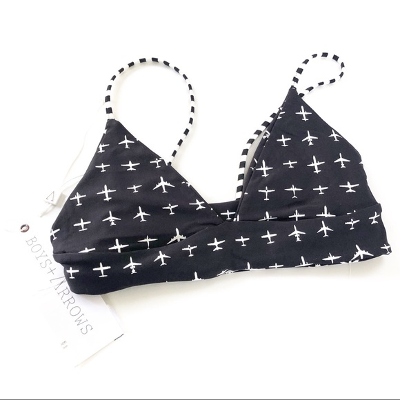 Boys + Arrows Other - Boys + Arrows Aviation Airplane Bikini Top
